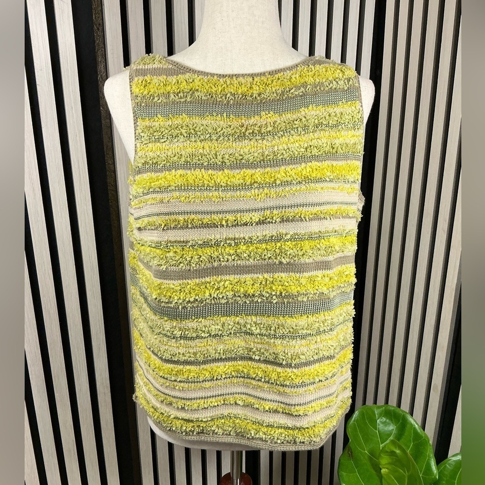 CHRISTINA ROTELLI Linen Sleeveless sweater